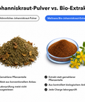 Bio Johanniskraut: Johanniskraut-Pulver vs. Bio-Extrakt