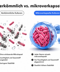 Intima Probiotika Mikroverkapselt: Herkömmlich vs. mikroverkapselt