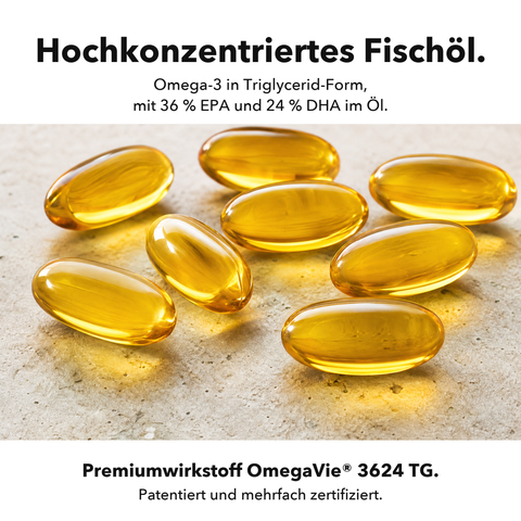 Omega 3: Hochkonzentriertes Fischöl