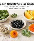 Auge Plus: Sieben Nährstoffe, eine Kapsel
