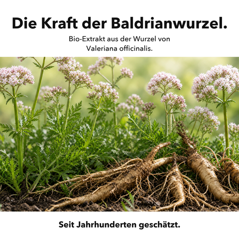 Bio Baldrian: Die Kraft der Baldrianwurzel