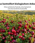 Bio Cranberry: Aus kontrolliert biologischem Anbau