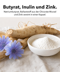 Butyrat Mikroverkapselt: Butyrat, Inulin und Zink