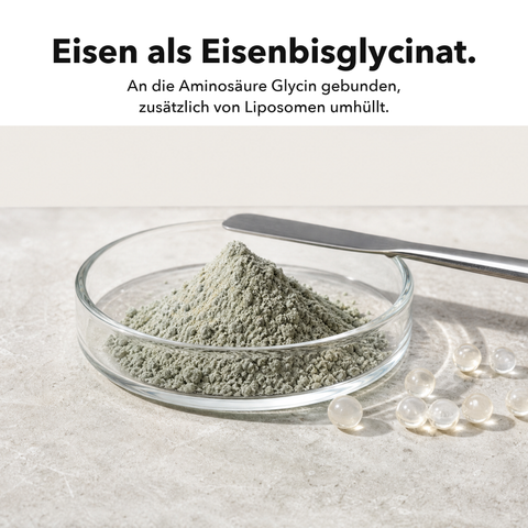 Liposomaler Eisen-Komplex: Eisen als Eisenbisglycinat