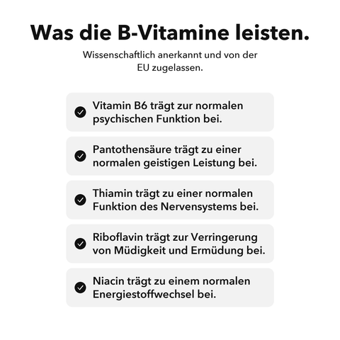 Liposomale Innere Balance: Was die B-Vitamine leisten