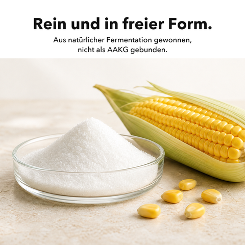 Liposomales L-Arginin: Rein und in freier Form