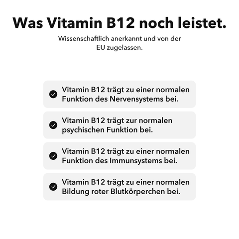 Liposomales Vitamin B12 (Tropfen): Was Vitamin B12 noch leistet