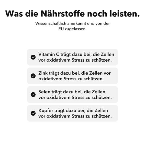 Liposomales Immun Plus: Was die Nährstoffe noch leisten
