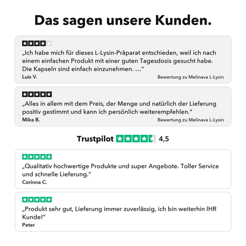 Liposomales L-Lysin: Das sagen unsere Kunden