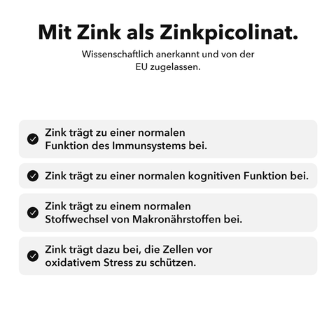 Liposomales Shilajit: Mit Zink als Zinkpicolinat