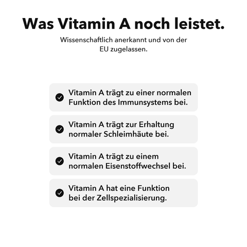 Liposomales Vitamin A: Was Vitamin A noch leistet