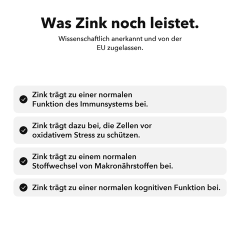 Liposomales Zink: Was Zink noch leistet