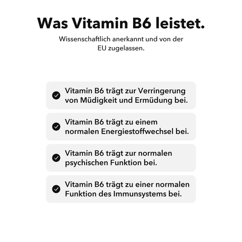 Shatavari: Was Vitamin B6 leistet