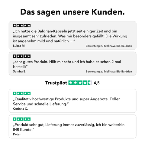 Bio Baldrian: Das sagen unsere Kunden