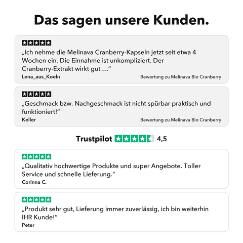 Bio Cranberry: Das sagen unsere Kunden