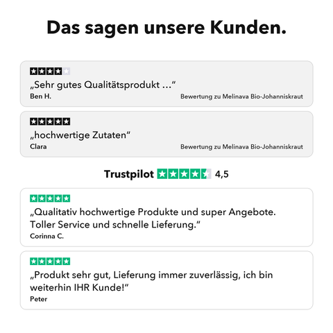 Bio Johanniskraut: Das sagen unsere Kunden
