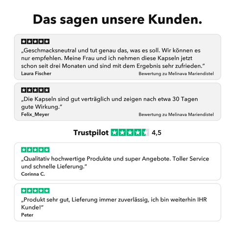 Liposomaler Mariendistel Extrakt: Das sagen unsere Kunden