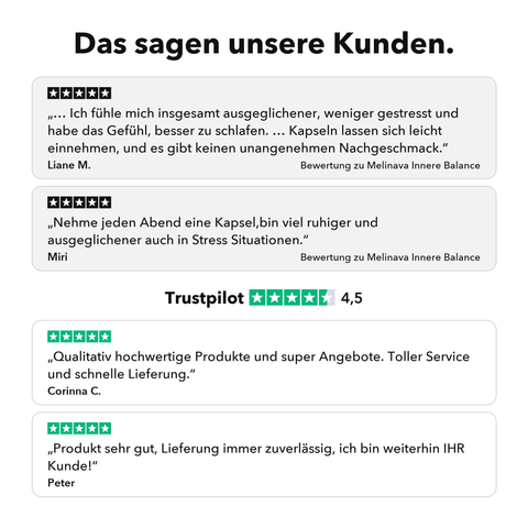 Liposomale Innere Balance: Das sagen unsere Kunden