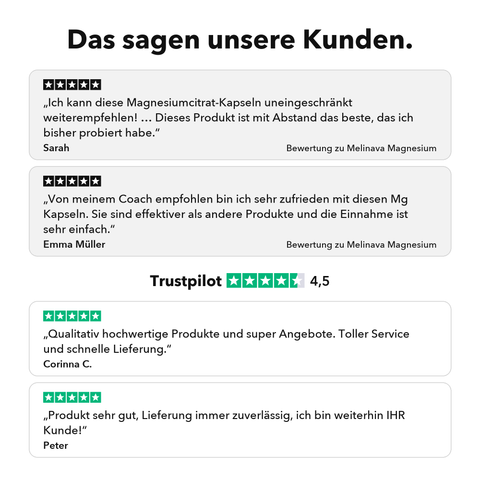 Liposomales Magnesium (Kapseln): Das sagen unsere Kunden