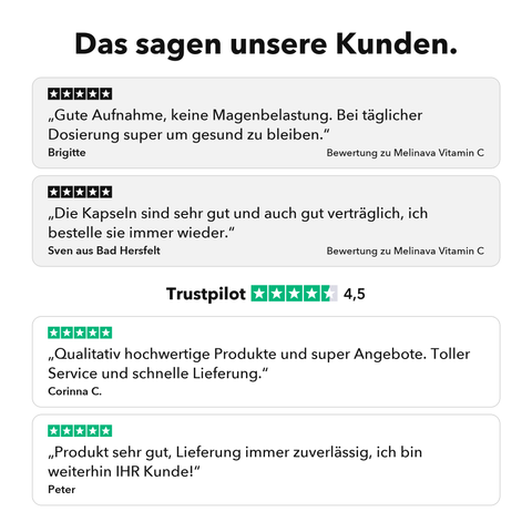 Liposomales Vitamin C: Das sagen unsere Kunden