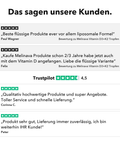 Liposomales Vitamin D3+K2 (Tropfen): Das sagen unsere Kunden