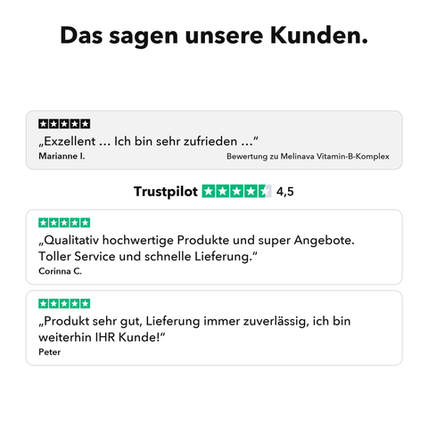 Liposomaler Vitamin-B-Komplex: Das sagen unsere Kunden