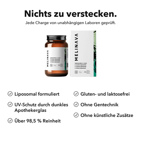 Liposomales L-Lysin: Nichts zu verstecken