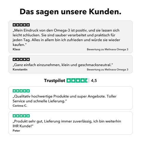 Omega 3: Das sagen unsere Kunden