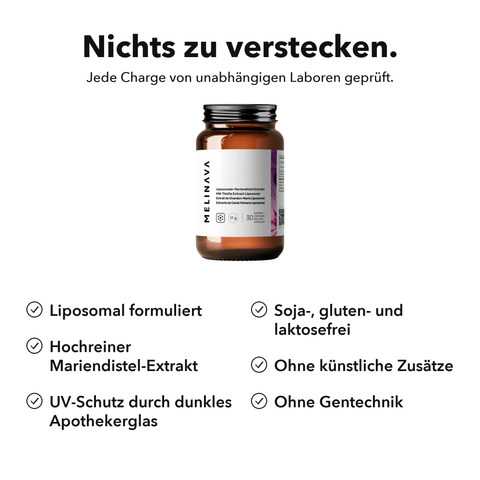 Liposomaler Mariendistel Extrakt: Nichts zu verstecken