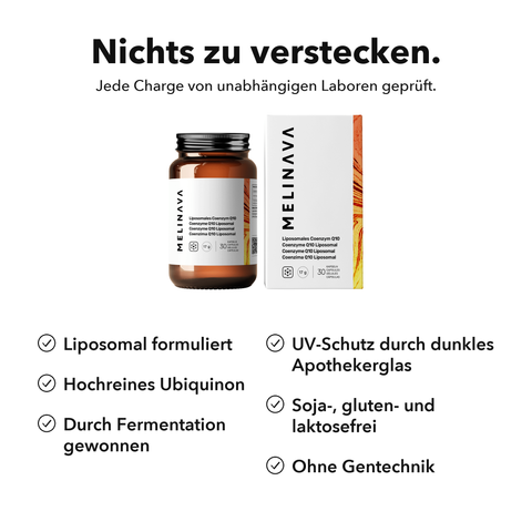 Liposomales Coenzym Q10: Nichts zu verstecken