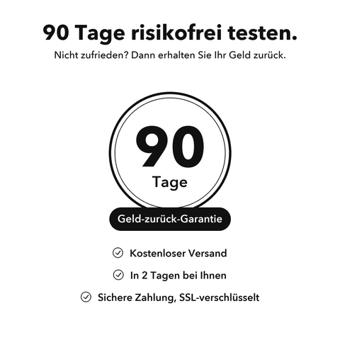 Liposomales L-Lysin: 90 Tage Geld-zurück-Garantie