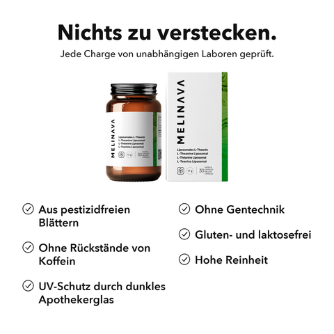 Liposomales L-Theanin: Nichts zu verstecken