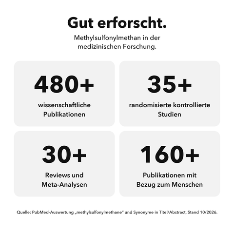 Liposomales MSM: Gut erforscht