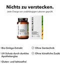 Bio Ginkgo Biloba: Nichts zu verstecken