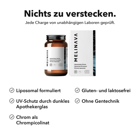 Liposomales Chrom: Nichts zu verstecken