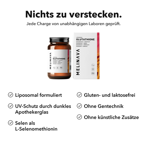 Liposomales Glutathion: Nichts zu verstecken