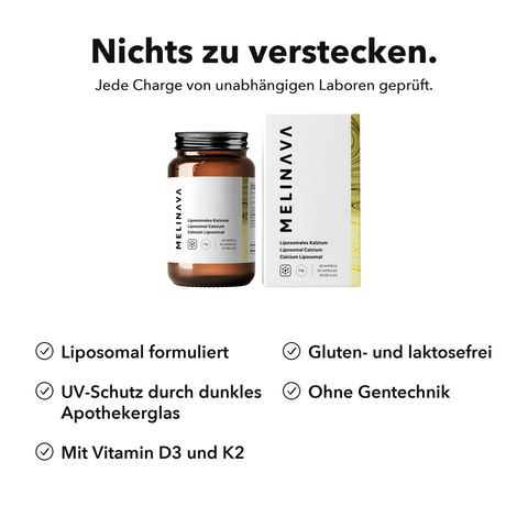 Liposomales Kalzium: Nichts zu verstecken