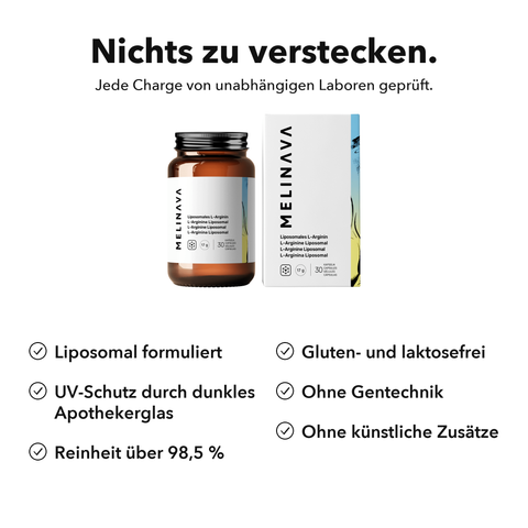 Liposomales L-Arginin: Nichts zu verstecken