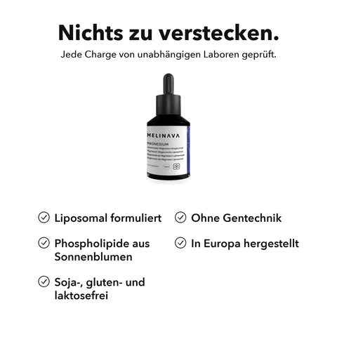 Liposomales Magnesium: Nichts zu verstecken