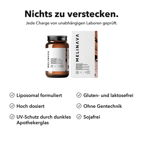 Liposomales NADH: Nichts zu verstecken