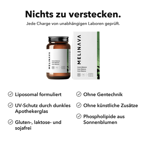 Liposomale Innere Balance: Nichts zu verstecken