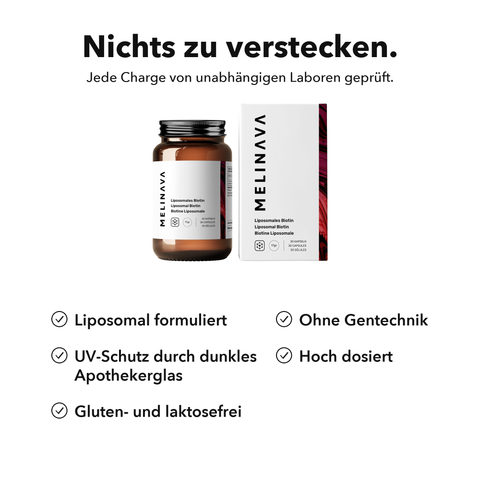 Liposomales Biotin: Nichts zu verstecken