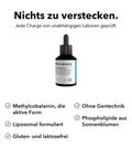 Liposomales Vitamin B12 (Tropfen): Nichts zu verstecken
