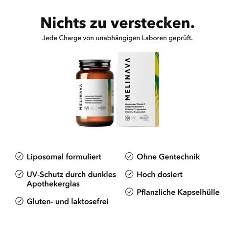Liposomales Vitamin C: Nichts zu verstecken