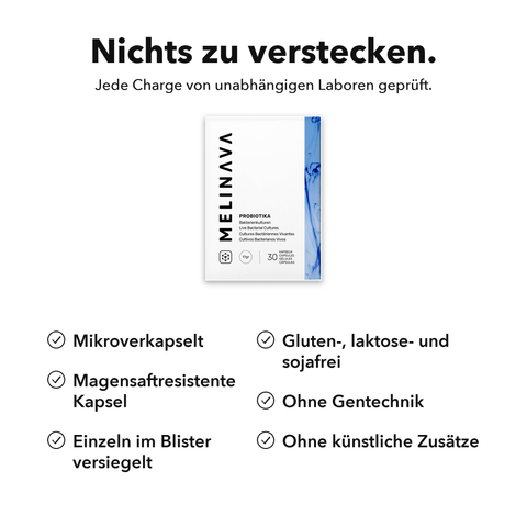 Probiotika Mikroverkapselt: Nichts zu verstecken