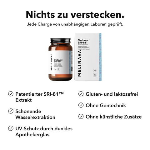 Shatavari: Nichts zu verstecken