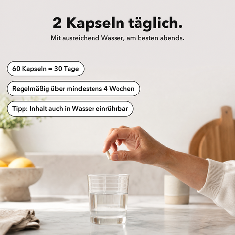 Bio Baldrian: 2 Kapseln täglich