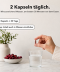 Bio Cranberry: 2 Kapseln täglich