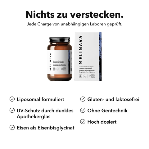 Liposomaler Eisen-Komplex: Nichts zu verstecken