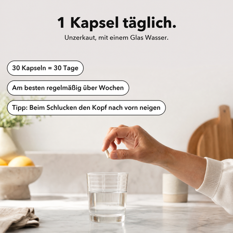 Liposomaler Mariendistel Extrakt: 1 Kapsel täglich